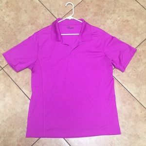 Men’s FILA Golf Polo in fuchsia